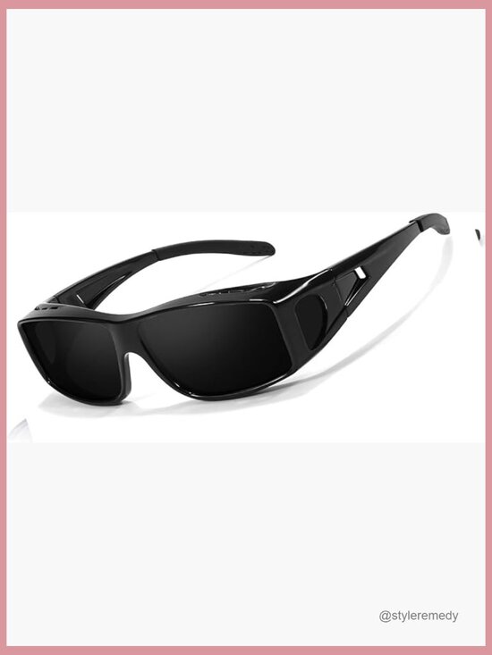 Polarized Fit Over Sunglasses, UV Protection, Wrap Around Design main image 4